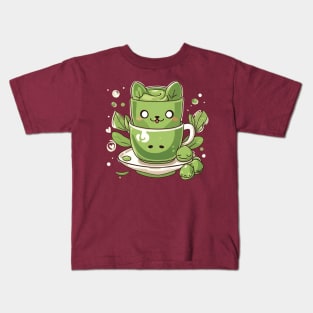 matcha green tea Kids T-Shirt